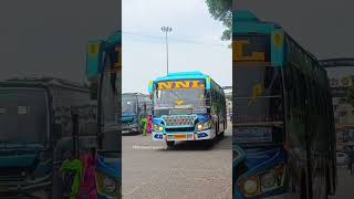 NNL bs6 பாண்டியன் மதுரை 🔁 ஆளந்தூர் bus fan's+pass light 🥰 mass 🔥#trending #viral #bus