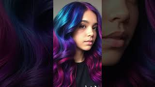 Bright colour hair ideas for women. #bright #hairstyle #haircolor