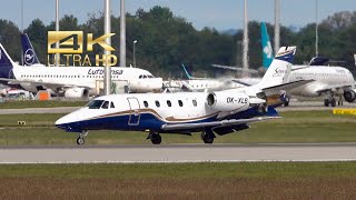 Cessna 560XL Citation Excel from Silesia Air OK-XLS arrival at Munich Airport MUC EDDM