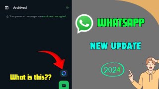 Ask meta ai||What is meta ai on whatsapp🤔||Meta ai new feature on whatsapp||Whatsapp new update 2024