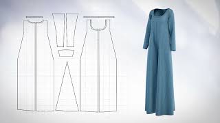 The Lady and the Unicorn – a 3D visualisation of garment #13