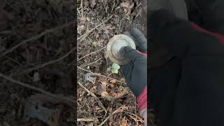 Glass mason jar top piece #metaldetecting #shorts #metaldetecting