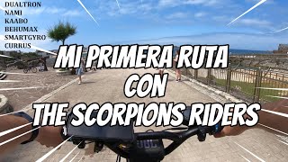 Salida con THE SCORPIONS RIDERS, ¡Pedazo maquinas se juntaron! Ruta de tranqui y muy completa