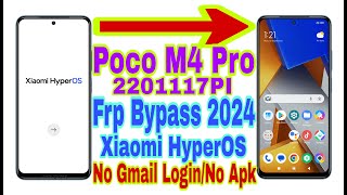 Poco M4 Pro Xiaomi HyperOS Frp Bypass | New Trick 2024 | No Pc/Bypass Google Account 100% Working