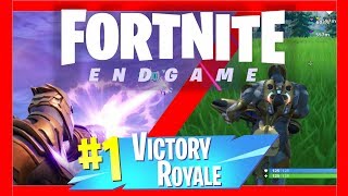 Fortnite: Endgame first Thanos gameplay and win!