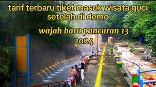 Tarif terbaru wisata pemandian air panas guci setelah di demo, dan penampilan terbaru pancuran 13