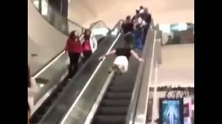 Even Superman takes the escalator  Non Boring News