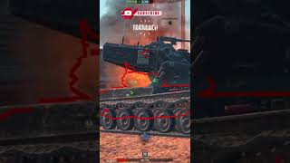 Слишком меткий Шеридан или волшебное бревно WOT Blitz 🔥 #wotbliz #вотблиц #wotb #shorts