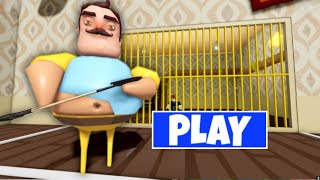 HELLO NEIGHBOR BARRY'S PRISON RUN (OBBY) ROBLOX Gameplay Live