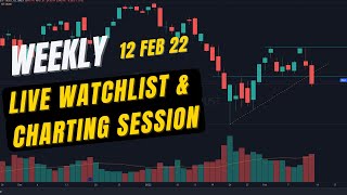 Weekly LIVE Watchlist & Charting session - 12 Feb 22