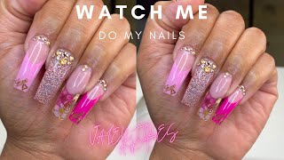 WATCH ME DO MY NAILS | VALENTINES EDITION ♥️💗🌸