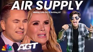 Golden Buzzer : Simon Cowell Cried When The Heard Extraordinary Voice Singing The Song Air Supply