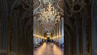 Walking through the beautiful Galleria Doria Pamphilj ✨