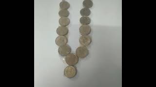 WE  MADE  WITH 5 RUPPEE COINS GARLAND FOR LAKSHMI DEVI