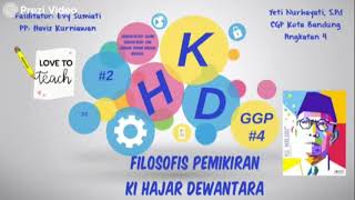 Demonstrasi Kontekstual Pemikiran Filosofis KHD dalam Karya. CGP angkatan 4