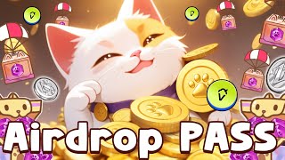 How to earn $Cati, $bombie, and $cone tokens through Catizen Airdrop Pass #catizen #bombie #cone