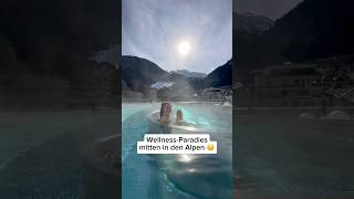 Wow!🥰 Mit wem möchtest du hier mal hinfahren? 🧖‍♀️🏔️🌊 #therme #ischgl #berge #winter