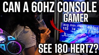 Does Hz matter? | Console gamer tries 180hz