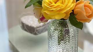 Clean a glass vase