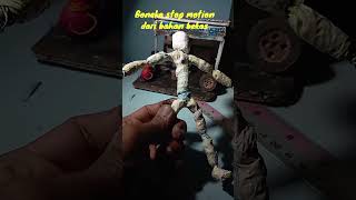 boneka stop motion dari bahan bekas #diy #artandcraft #kardus #kardusbekas #cardboardcrafts