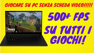 come giocare a FORTNITE su un VECCHIO PORTATILE senza scheda video!!(2020)