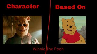 Blood And honey Characters Vs Original Winnie The Pooh Characters