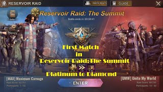 State of Survival: Reservoir Raid The Summit MAX (S474) vs UMW (S427)