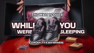 Air Jordan 3 x A Ma Maniére "While You Were Sleeping" Unboxing! 👟🔥