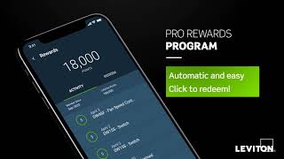 My Leviton Pro Support + Rewards Program