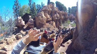 Big Thunder Mountain Railroad pov Disneyland Anaheim California USA