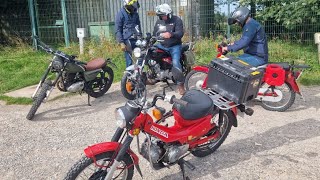 Out on the 125cc Australian posty bike cub90 do you need a big bike to have fun.