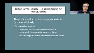 6-2 Human Population Growth: past, present and future trends