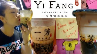 YI FANG MILKTEA || TAIWAN FRUIT TEA || WAN CHAI HONGKONG || MILKTEA REVIEW VLOGS || DARLING LUNA