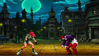 Kof Mugen) Orochi Leona Vs Iori Orochi