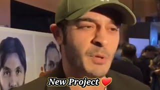 #burakdeniz talk  about his new project good news for fans #handeerçel #bambaskabiri