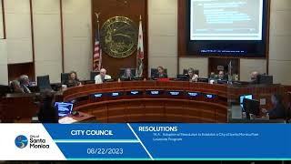 Santa Monica City Council Meeting August 22, 2023