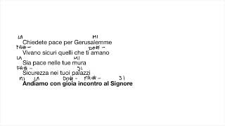 Andiamo con gioia incontro al Signore. Salmo I Dom. Avvento A