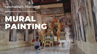 Witness Beautiful Mural Painting, Thailand!