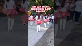 Bacong Annual Elementary Class Reunion Parade 2023 San Miguel High school band