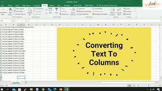 Convert text to columns in excel