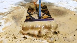 The sound of the scraper and the cleanliness it leaves is one of the charms of carpet cleaning