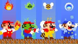 Mario Power Ups! Mario Wonder but Mario Had NEW Custom Mushroom POWER UPS? | 2TB STORY GAME