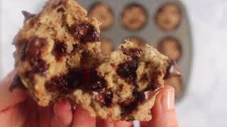 Vegan Chocolate Chip Banana Muffins