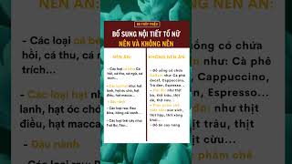 Bổ sung nội tiết tố nữ, nên và không nên || Bs Thuỷ Triệu  #shots #shorts