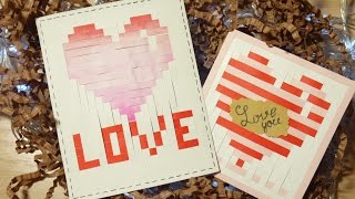 Last minute gift ideas for Valentine's Day | Открытки на 14 февраля своими руками