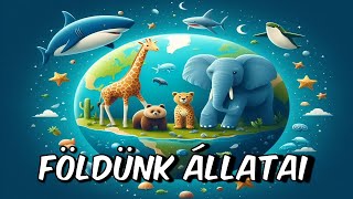 Földünk állatai gyerekeknek 1.rész !🐵🦁🐂Fejlesztő videó📢