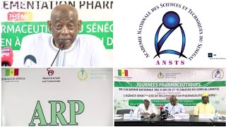 JOURNÉES PHARMACEUTIQUES ANSTS/ARP : DISCOURS DU PRÉSIDENT MOCTAR TOURÉ DE L’ACADEMIE NATIONALE ...