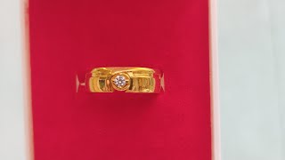 Gold diamond ring