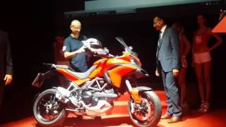 Delivery of Multistrada to Vassos Karaviotis