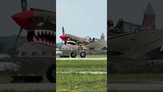 THOM RICHARDS P-40N WARHAWK AEROBATICS At The Westmoreland County Airshow 2024